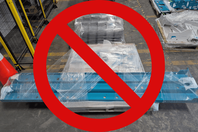 poor part palletization