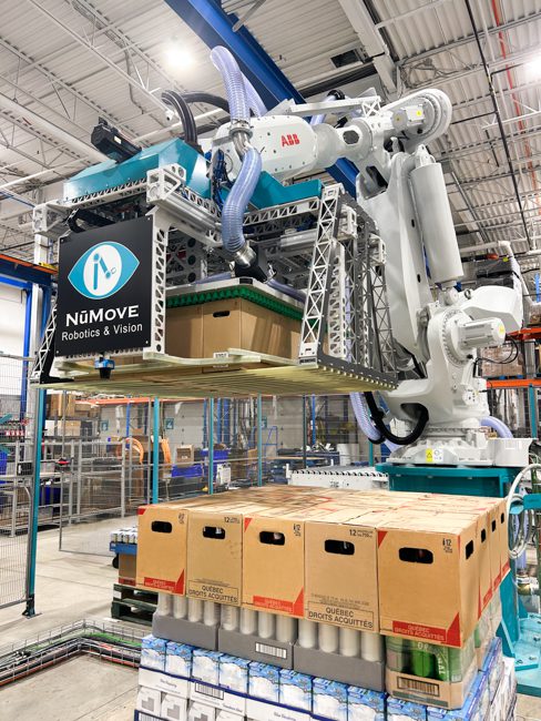 nouvel outil de dépalettisation robotisée