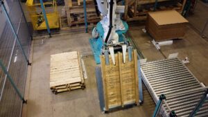 distribution robotisée des palettes