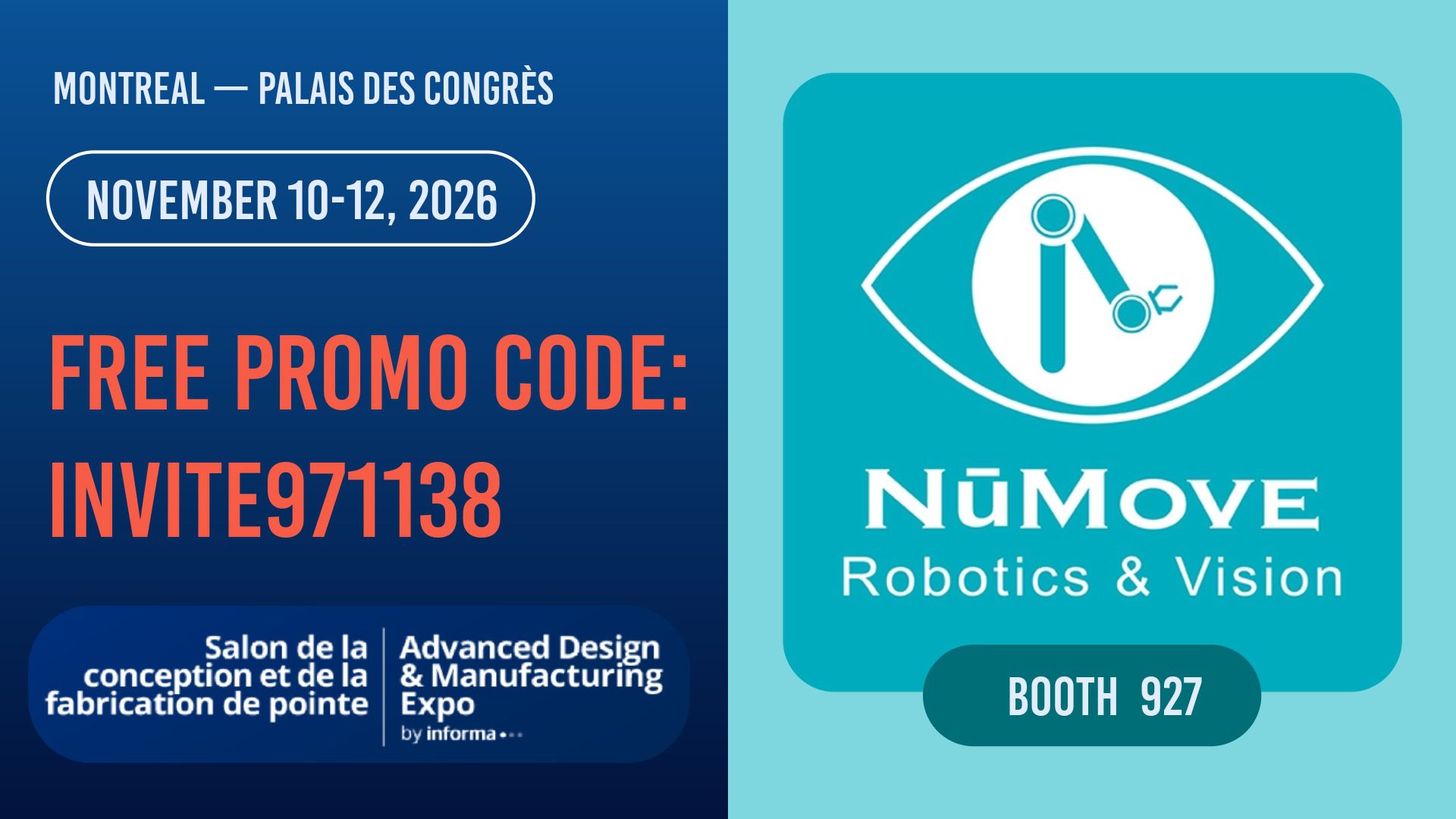 NūMove showcases robotics and automation at ADM Montreal 2026