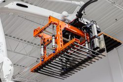 préhenseurs pour palettisation par rangée