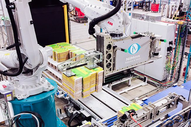 Folding carton automation destacking