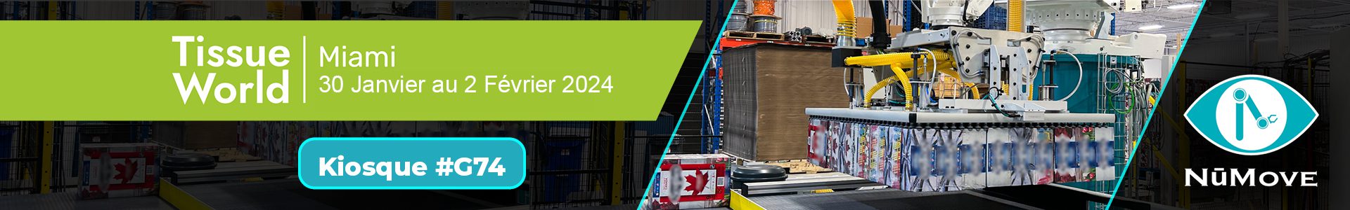 Tissue World 2024, vos spécialistes de l&rsquo;automatisation y seront&nbsp;!