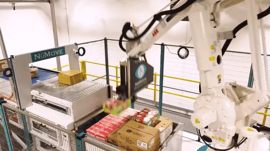 palettisation mixte robotisée