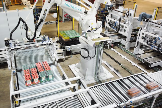 robot de palettisation mixte par couche, finaliste en tant que meilleure innovation aux prix ABB