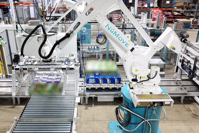 robotic layer mixed palletizing