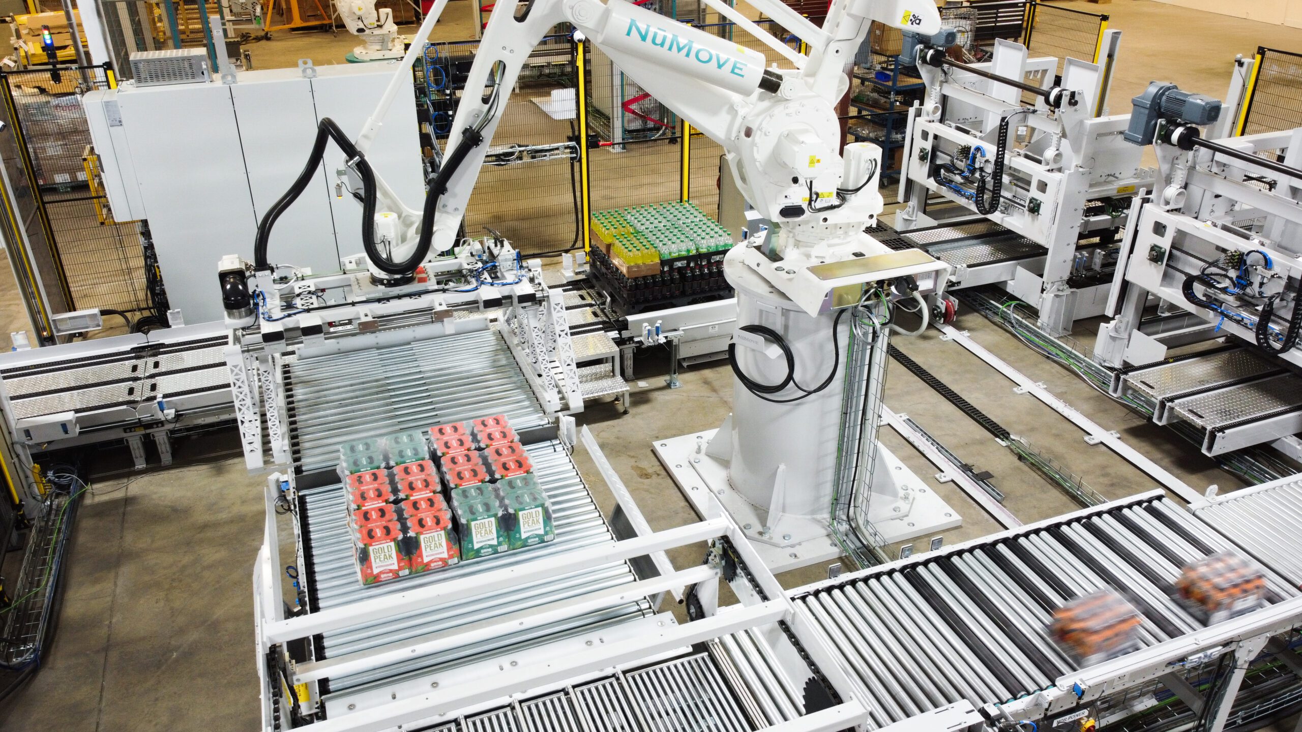 Floor Level Robot Multi-SKU Within Layer