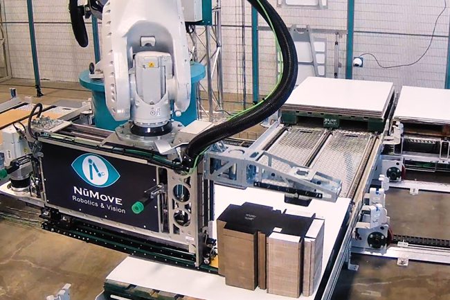 dépalettisation et palettisation carton plat