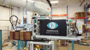 robotic stack palletizing end of arm tool designed by numove