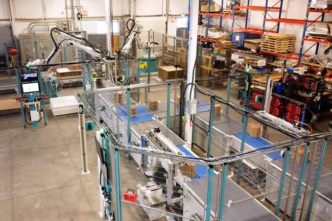 palletizing of carton stacks