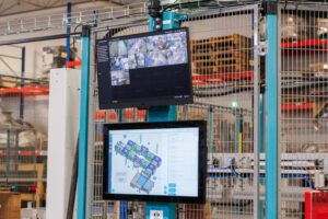 nulogik hmi interface on robotic stack palletizing cell