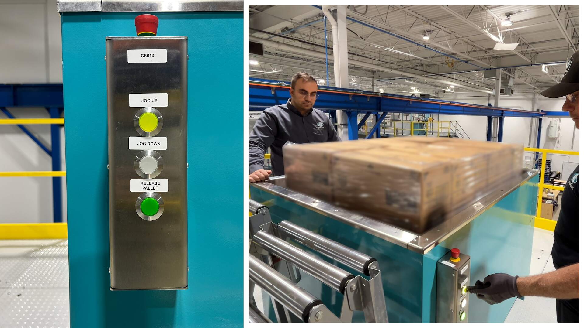 semi-automated depalletizing station